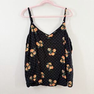 Torrid Sophie Challis Double Layer Swing‎ Cami Citrus Print Plus Size 2X Summer